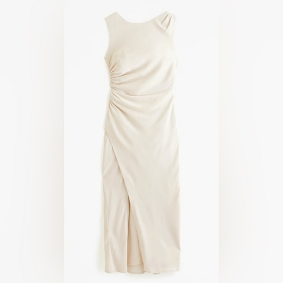 Abercrombie & Fitch Dresses & Skirts - A&F Draped High-Neck Shell Midi Dress